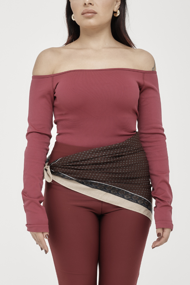 Body Modellante Off-Shoulder