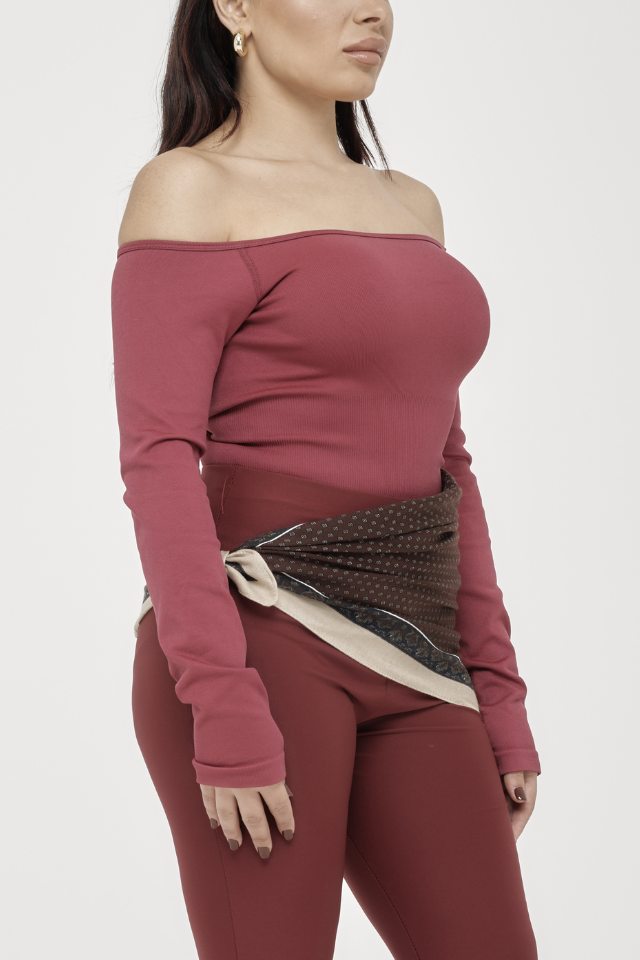 Body Modellante Off-Shoulder