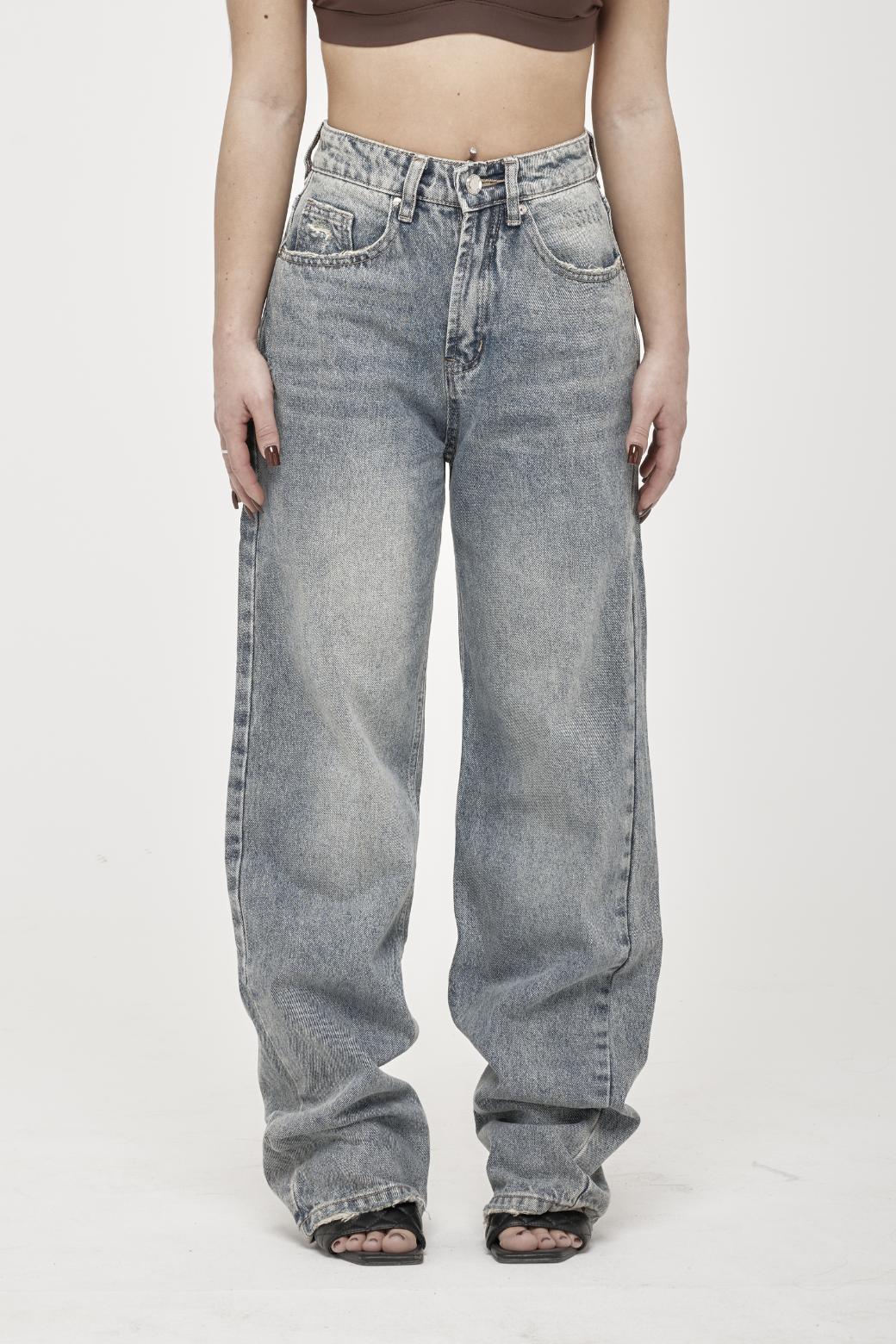 Jeans Vintage Patchwork Destroyed