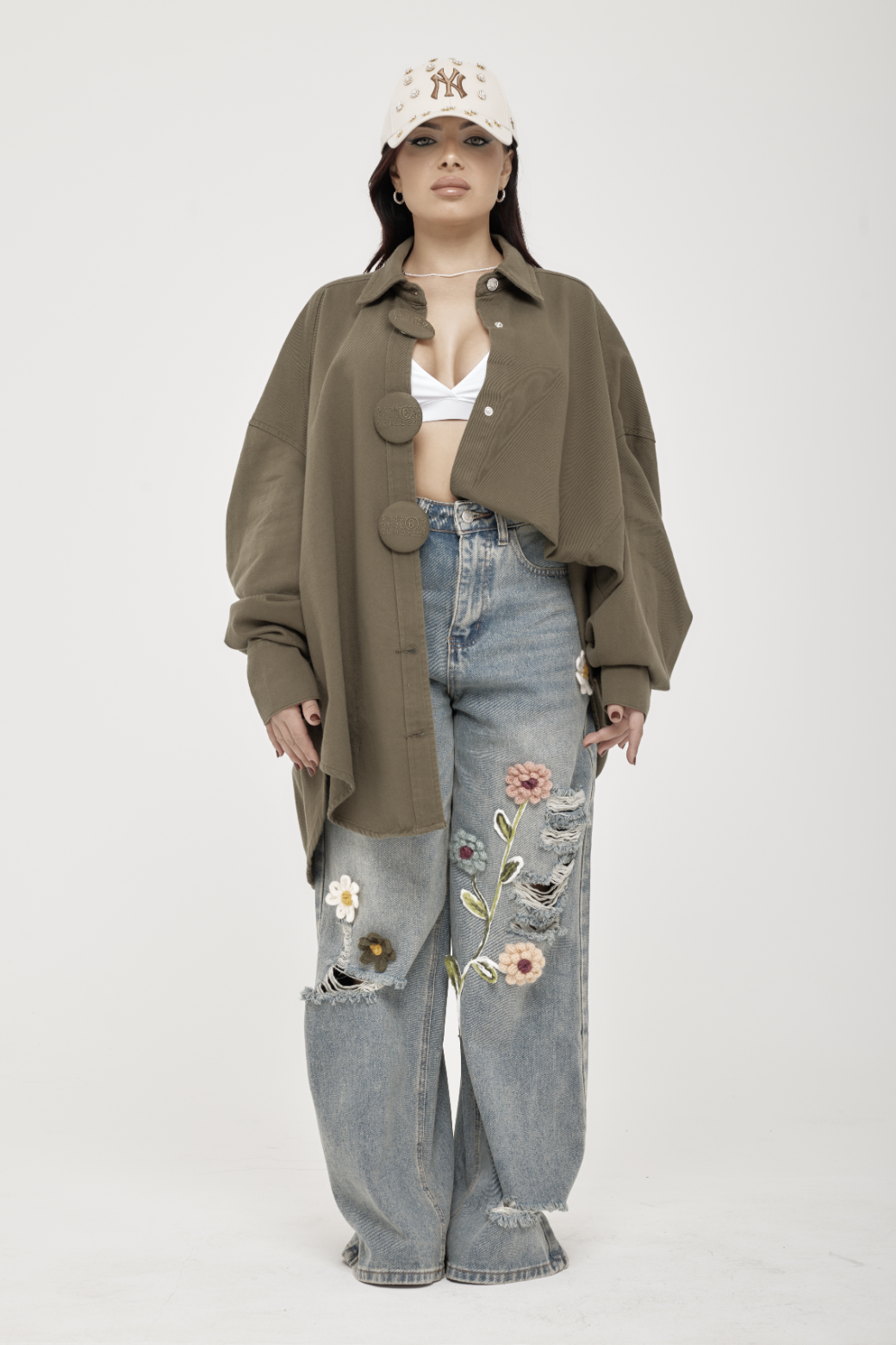 Camicia Oversize Bottoni Maxi