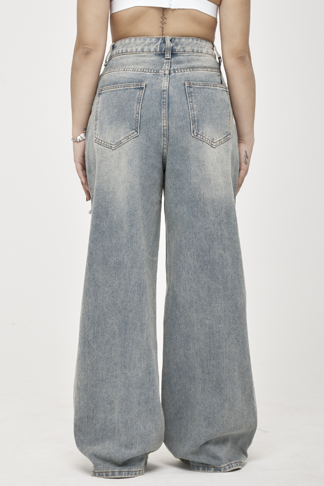 Jeans Ricami Floreali