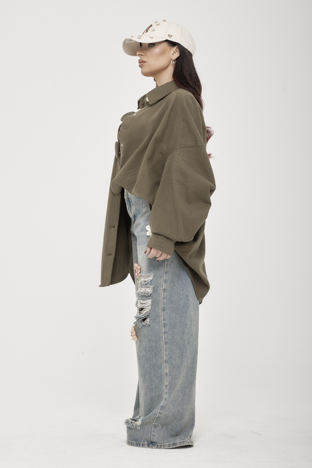 Camicia Oversize Bottoni Maxi