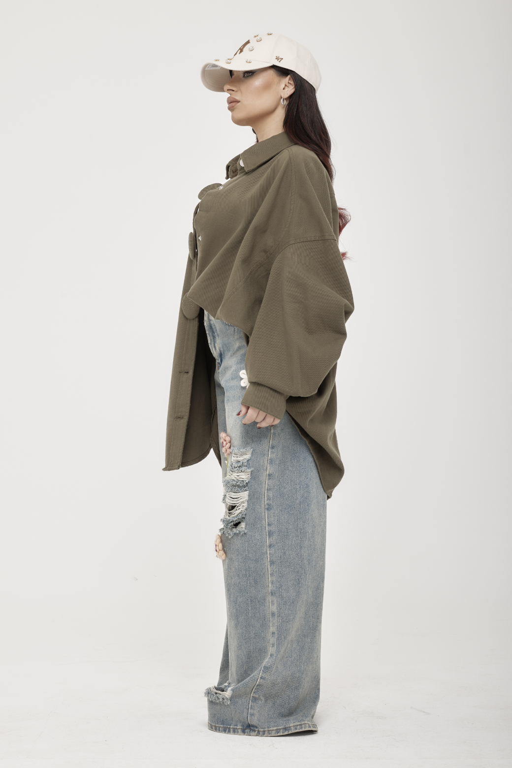 Camicia Oversize Bottoni Maxi