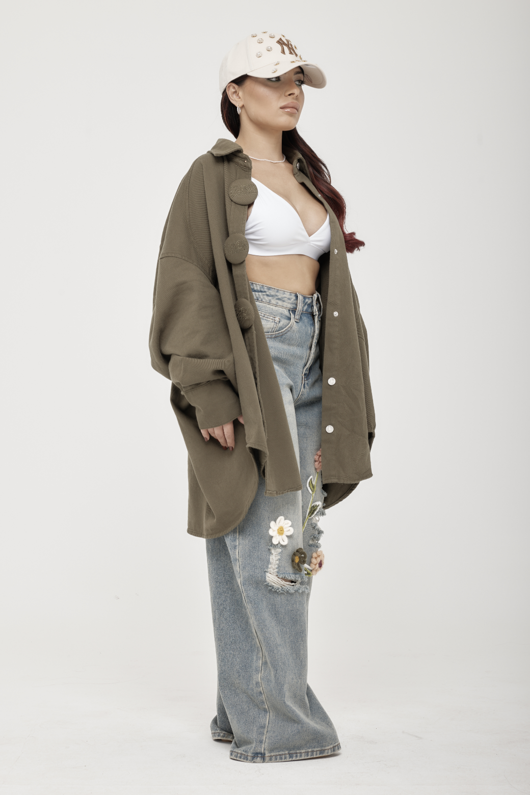 Camicia Oversize Bottoni Maxi