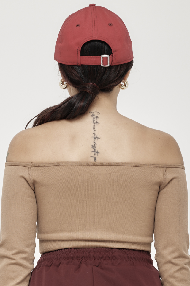 Cappello Red Crystal NY