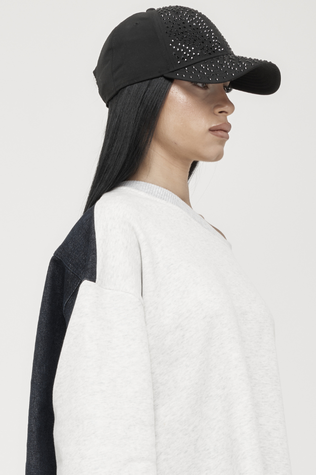 Cappello Black Stud NY