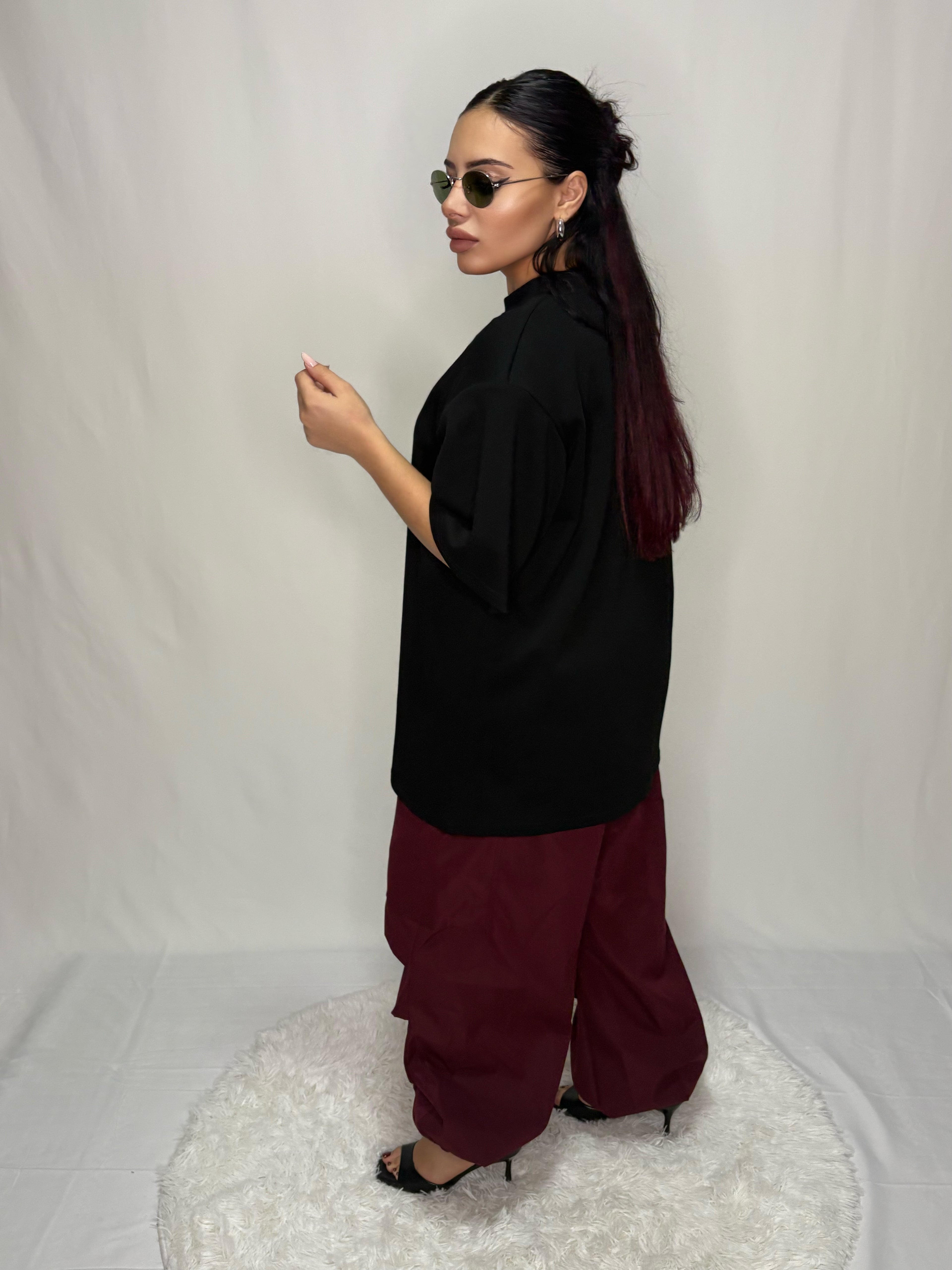 T-Shirt Strutturata Oversize