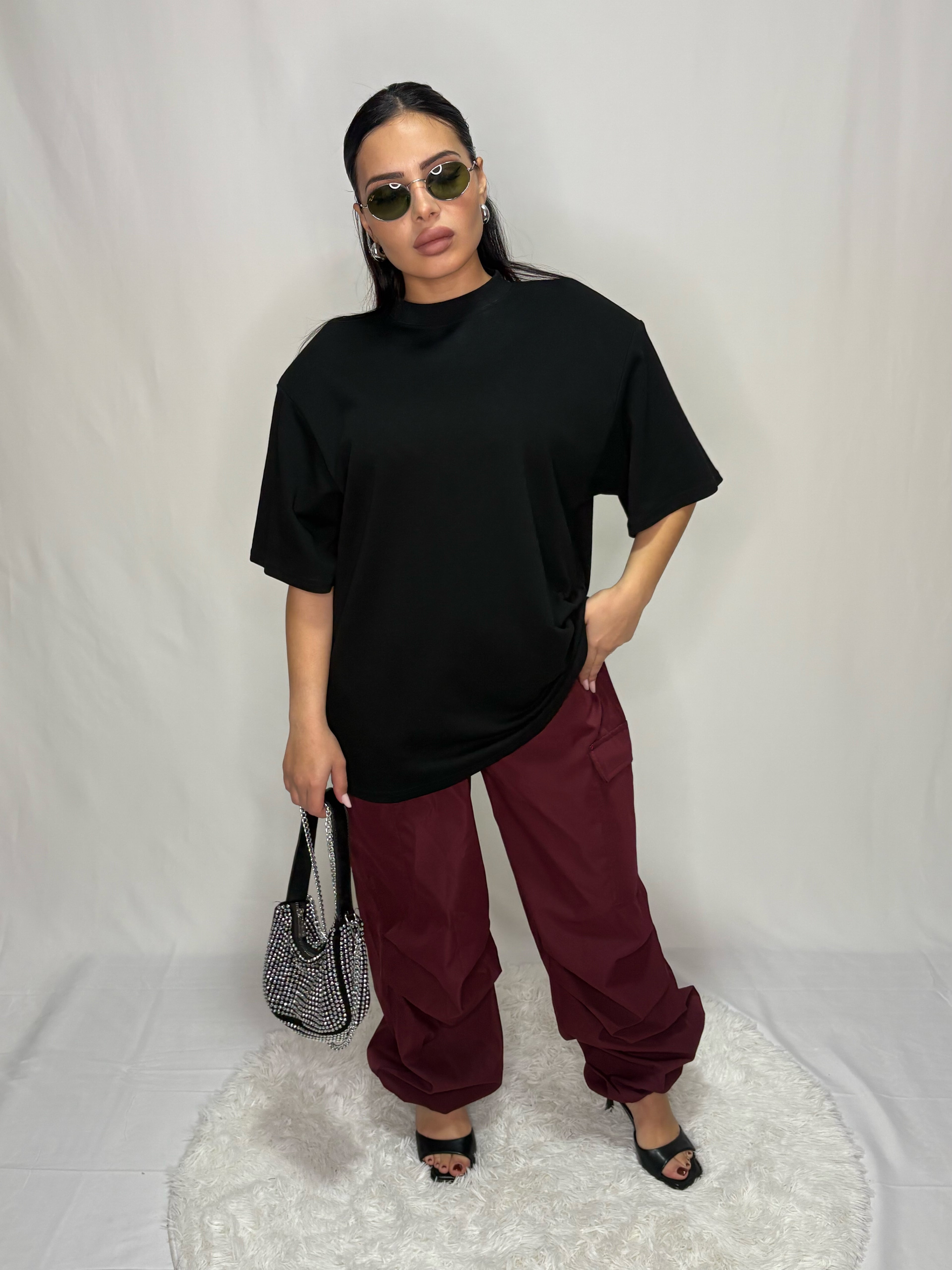 T-Shirt Strutturata Oversize