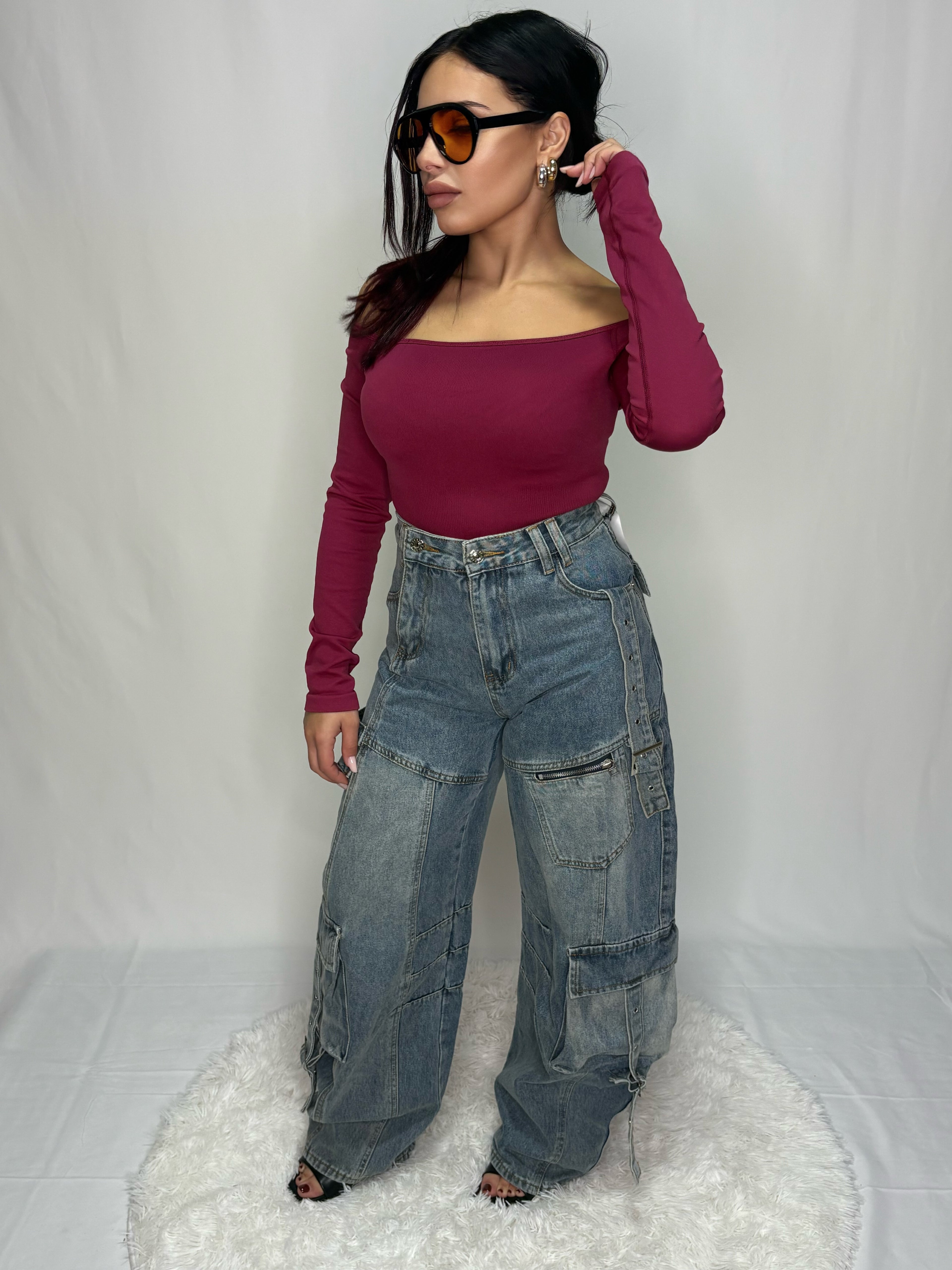 Body Modellante Off-Shoulder