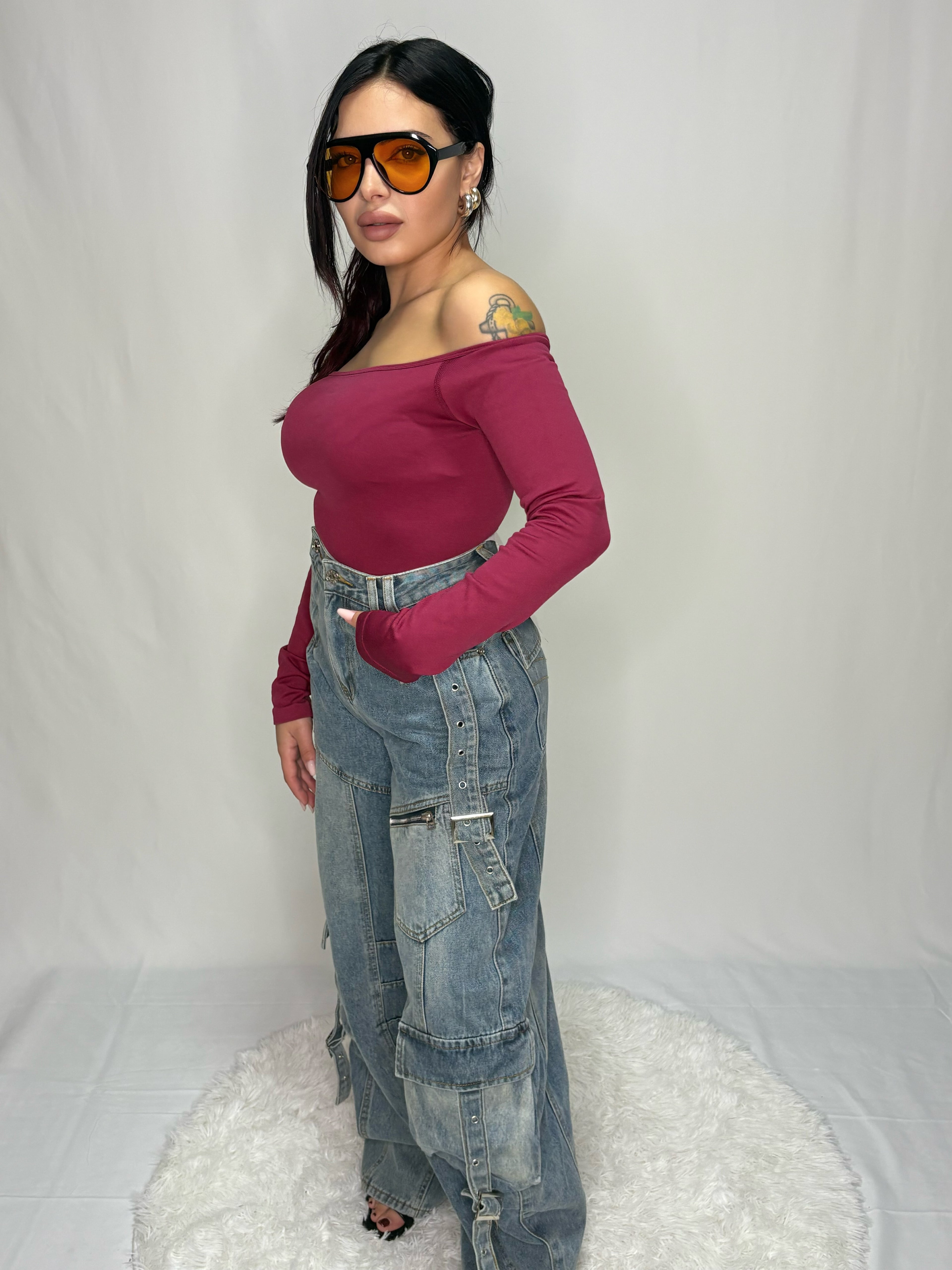 Body Modellante Off-Shoulder